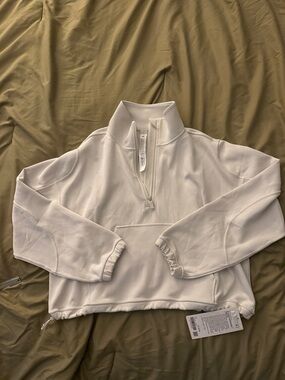 lululemon athletica Cream Half-Zip Utility Jacket